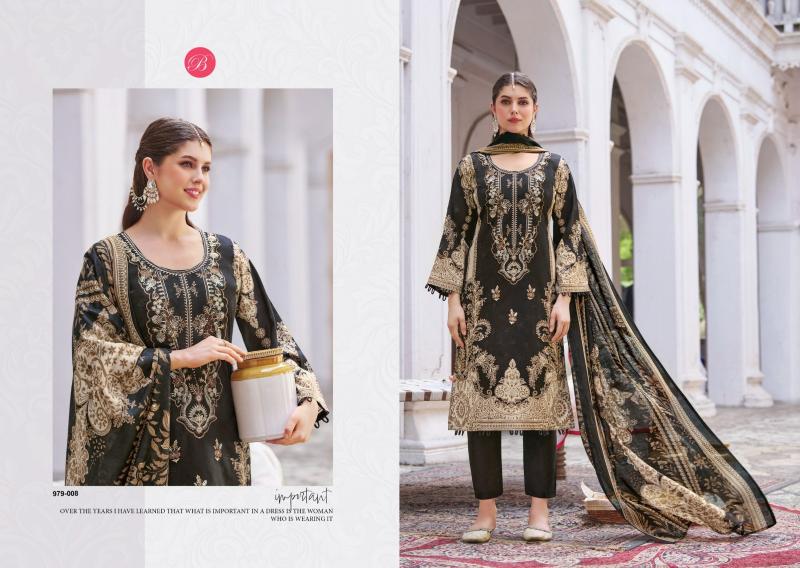Belliza naira vol-142 heavy indian work dress material wholesale catalogue